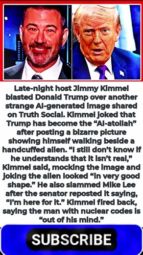 Jimmy Kimmel Exposes The Dark Truth Behind 1 Of Trump’s Weirdest AI Posts Yet