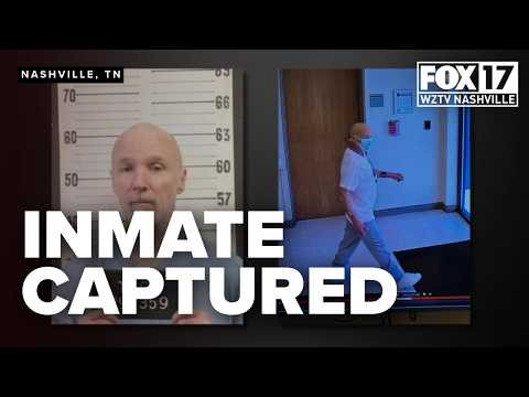 Tennessee inmate captured after escape from Nashville General Hospital, police say