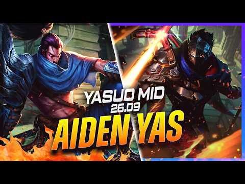 AIDENYASUO - Yasuo vs Viktor MID Patch 26.9 - Yasuo Gameplay