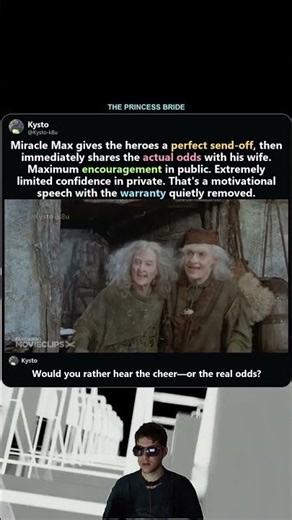 Miracle Max's Encouragement Had Fine Print