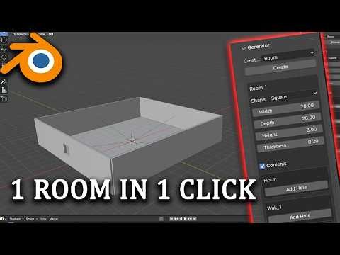 Stop Modeling Rooms Manually in Blender
