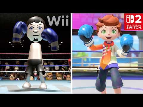 Switch Sports Resort - Boxing Comparison (Wii vs Switch 2)