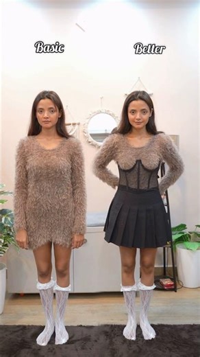 What you choose? Basic Or Better?? 🤯 #outfit #creative #fashion #ashortaday