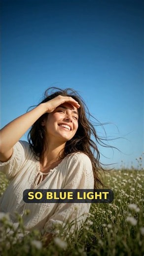 Why Is the Sky Blue? (Sunlight Gets Scattered) #shorts