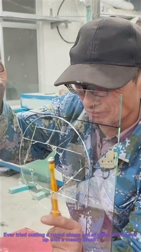 Glass Cutting Hack: How to Cut a Perfect Circle in Glass