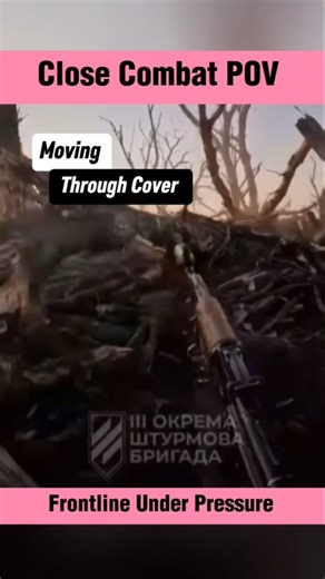 Frontline Movement Through Trenches | POV Footage