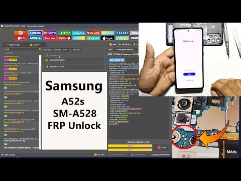 Samsung Galaxy A52s (SM-A528) Frp Bypass Android 14/ 15 Unlock Tool Test Point 100% Working