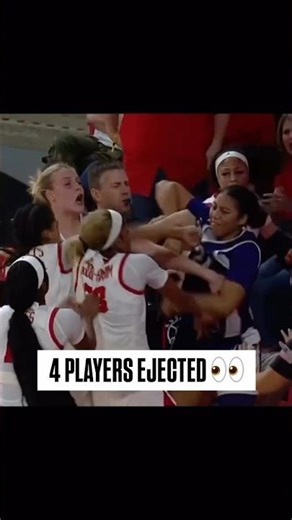 4 players ejected during Kansas St vs. Houston game for fighting 😱