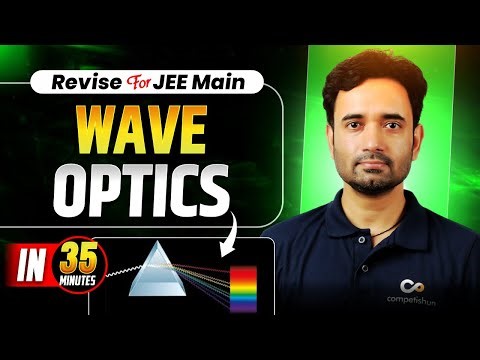Wave Optics in 35 Minutes | (Only What Matters) | Must-Do Concepts to Score Fast | JEE Main 2026