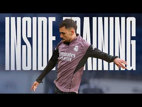 Real Madrid’s final training session ahead of Levante