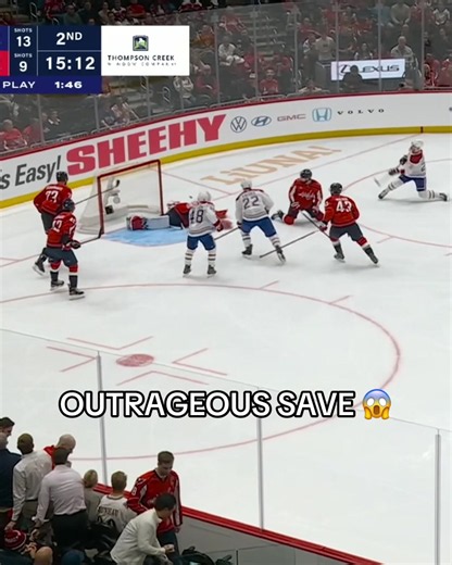 Lindgren incredible save vs Canadiens — Capitals goalie highlight