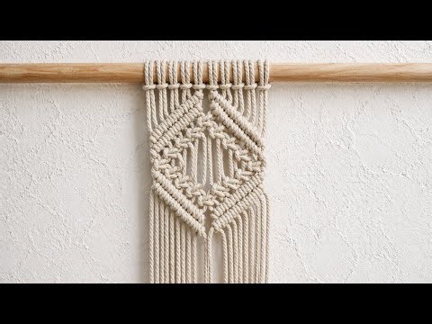 Macrame for Beginners Class 322 | Macrame Beginners Class 322 | Macrame 322 | DIY Macrame Design