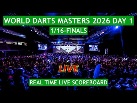 World Darts Masters 2026 Live Scores | Today 1/16-Finals, Day 1 Matches
