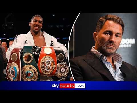 Anthony Joshua announces comeback fight against Kristian Prenga