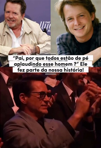 Uma verdadeira lenda do cinema! 2024, Michael J. Fox protagonizou um dos momentos mais emocionantes do BAFTA. O ator, que convive com o Parkinson desde 1991, emocionou o público ao se levantar da cadeira de rodas para entregar o prêmio de Melhor Filme. A plateia inteira ficou de pé para aplaudir o artista que marcou gerações com seu talento e sua história. Um momento inesquecível! #musica #talento #filme #tipografia