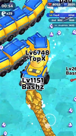 Snake Clash VIP Best Gameplay 1696 #snakeclash #games #viralshorts