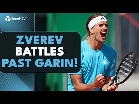 Alexander Zverev vs Cristian Garin DRAMATIC ending 🥵 | Monte-Carlo 2026 Match Highlights