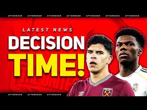 Tchouameni transfer BOOST! Fernandes deal OFF? Man Utd Transfer News