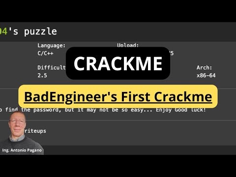 CrackMe - BadEngineer's First Crackme