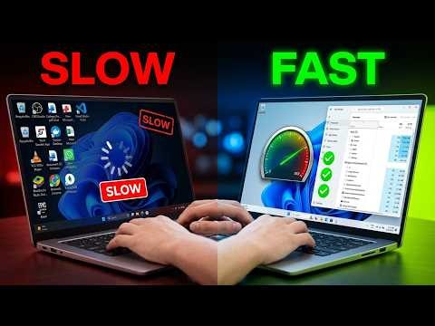 Speed Up Any Slow Windows 11 Laptop Fast