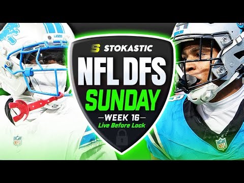 NFL DFS Live Before Lock | Week 16 NFL DFS Picks for DraftKings & FanDuel