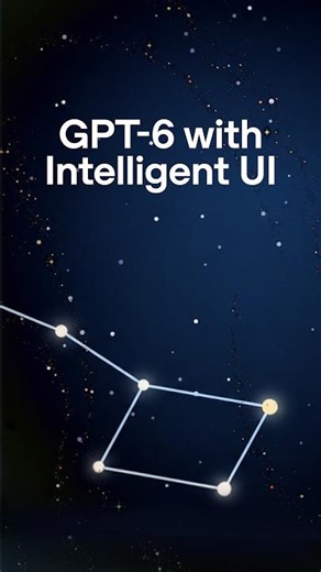 More visual answers from GPT-6 with Intelligent UI