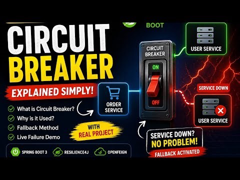Spring Boot Circuit Breaker Explained Simply | Resillience4j Microservice tutorial for beginners
