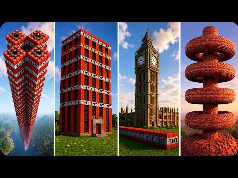 Every Minecraft TNT Experiment In One Video 💥 | Ultimate TNT Builds & Explosions