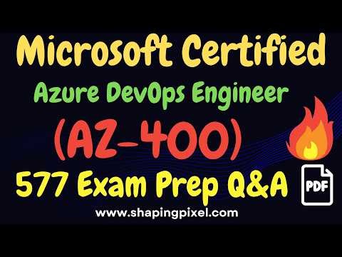 AZ-400 Microsoft Azure DevOps Solution Exam Certification Practice Question and Answers