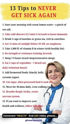 13 Daily Habits That Help You Get Sick LESS Often