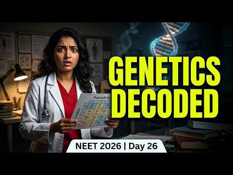 Principles of Inheritance & Variation FULL Chapter in 1 Video | NEET 2026 Biology Day 26