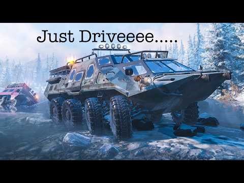 SnowRunner | No Commentary Live Stream Gameplay Chilling With Driving