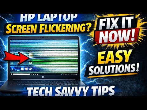 HP Laptop Screen Flickering? 😱 Fix It in 5 Minutes (100% Working!)