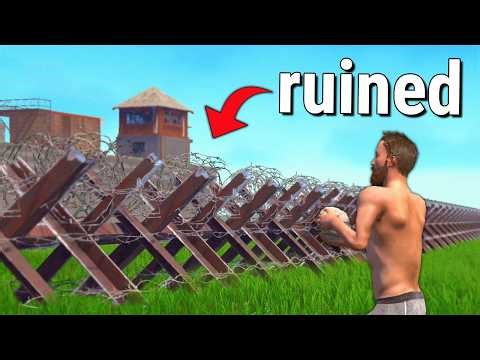 I Surrounded Outpost With Metal Barricades