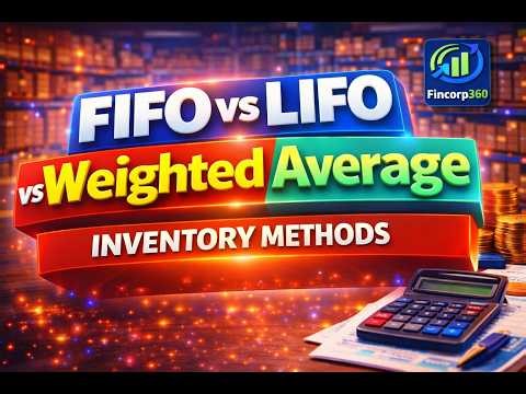 FIFO vs LIFO vs Weighted Average | Inventory Methods I Fincorp360