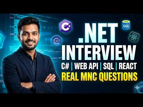 .NET Full Stack Interview Questions & Answers (C#, Web API, SQL, React) | MNC Mock Interview 2026