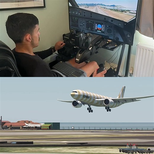 Bringing the A330neo into St Maarten ✈️🌴 #msfs #msfs2020 #flightsimulator #microsoftflightsimulator #a330neo