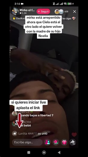#mirko #noelia #ciela #LIVEIncentiveProgram #JustGoLIVE | que le paso a ciela