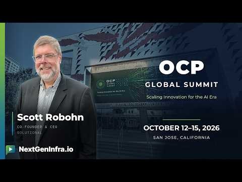 #OCPSummit26: Open Infrastructure, Neoclouds & Supply Chain