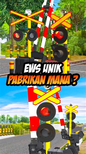 ALARM BENTROK - EWS Pabrikan Mana Ini ? Kompilasi Perlintasan Kereta Api Unik #perlintasankeretaapi