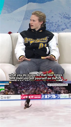 It's that simple. 😂⛸️ Olympic figure skater Ilia Malinin joined TODAY earlier this month to preview the 2026 Winter Olympics and break down how to achieve a quadruple jump. Malinin made history in November by achieving seven quad jumps at the Grand Prix Finals in Japan. | Today Show