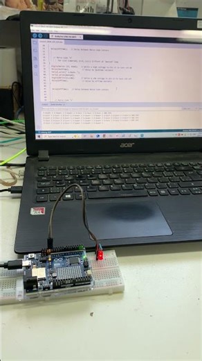 Lesson 2 SOS on Red LED on Breadboard. I am Legend!