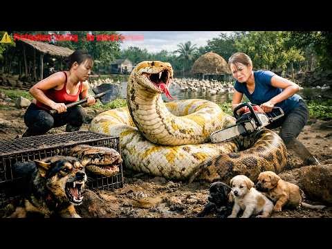 72 Hours of Terror: GIANT WHITE PYTHON EXPLODES OUT OF TRAP – rapped & Released Back to Forest!