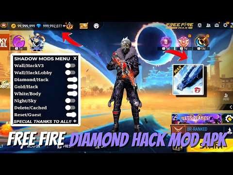 FREE FIRE NEW DIAMOND HACK || FF NEW MOD MENU APK || UNLIMITED DIAMOND SCRIPT
