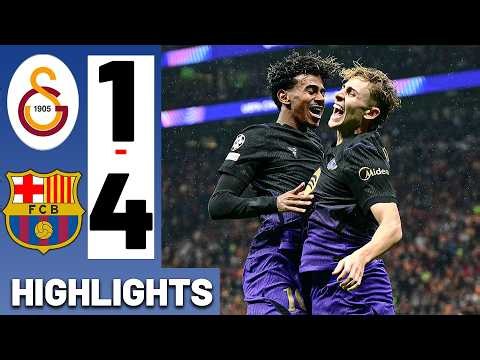 Galatasaray vs Barcelona 1-4 YAMAL Show • Highlights Champions League 26/27
