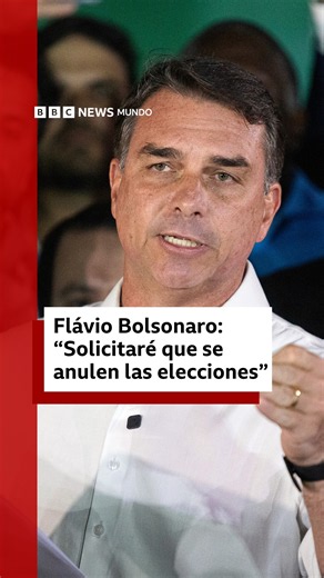 Flávio Bolsonaro: “Solicitaré que se anulen las elecciones”