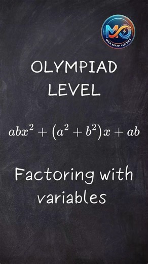 Standard Question in Math Olympiads: Can you Factor this Expression? 🏆🧠