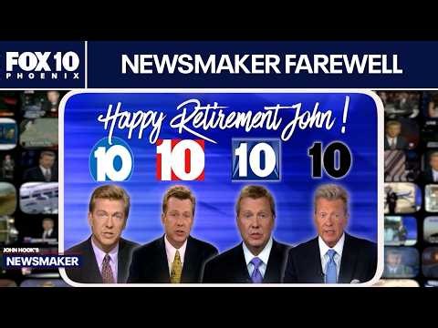 John Hook looks back on 33 years at FOX 10 before retirement | Newsmaker | FOX 10 Phoenix