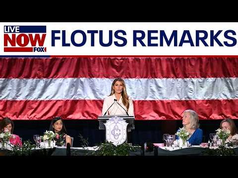 First Lady Melania Trump delivers remarks at 113th annual First Lady's Luncheon