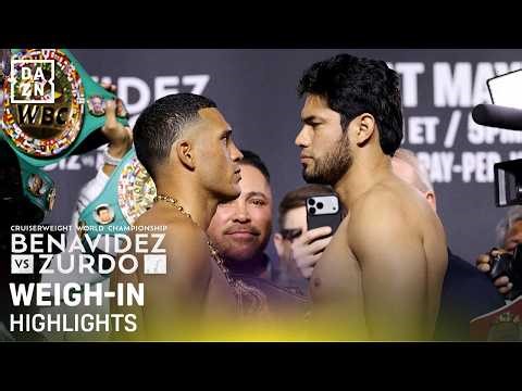 David Benavidez vs. Zurdo Ramirez | Weigh-in Highlights